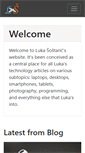 Mobile Screenshot of lukasostaric.com